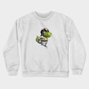 Dinosaur T-Rex Football Crewneck Sweatshirt